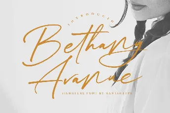 Bethany Avanue font