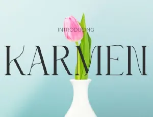 Karmen font