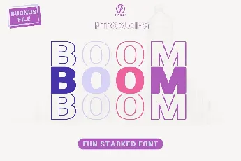 Boom font