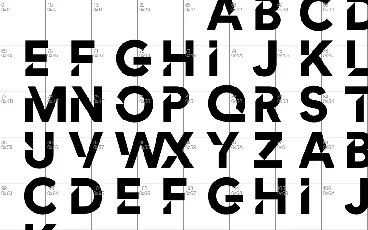 Angles font