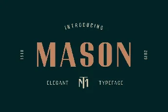 Mason Elegant Typeface font