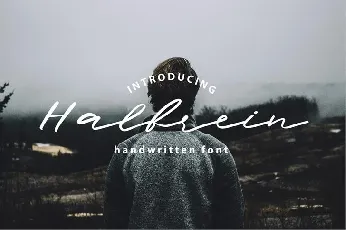 Halbrein Script Free font