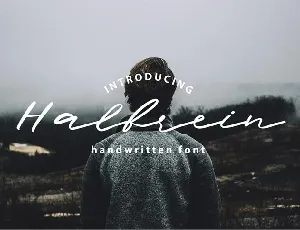 Halbrein Script Free font