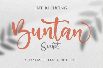 Buntan font