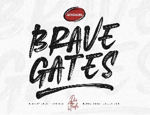 Brave Gates font