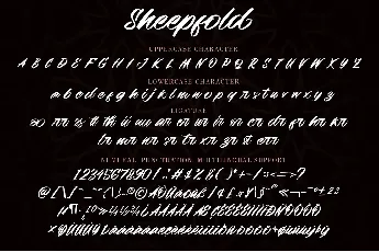 Sheepfold font