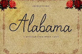 Alabama font