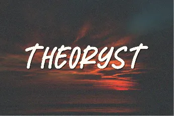 Theoryst font