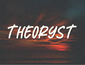 Theoryst font