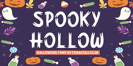 Spooky Hollow font