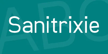 Sanitrixie font