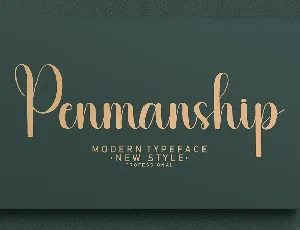 Penmanship font