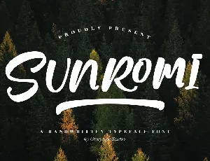 Sunromi font