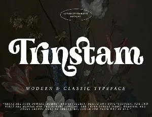 Trinstam font