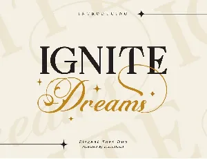 Ignite Dreams font