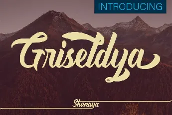 Griseldya Script font