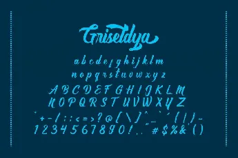 Griseldya Script font