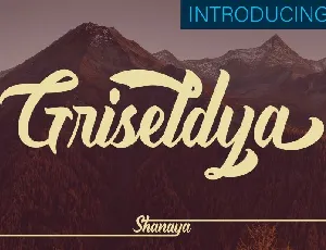 Griseldya Script font