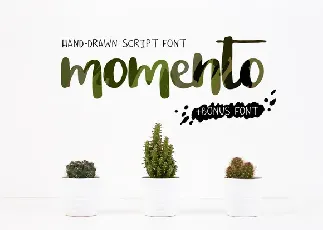 Momento Script Free Download font