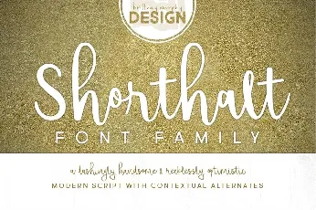 Shorthalt Script Free font