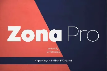 Zona Pro font