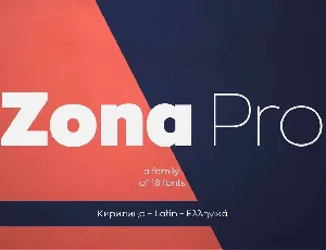 Zona Pro font