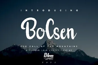 Bolsen font