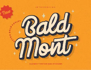 Baldmontfreepersonaluse font