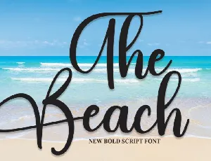 The Beach Script Typeface font