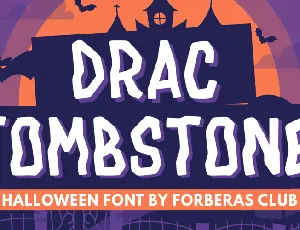 Drac Tombstone font