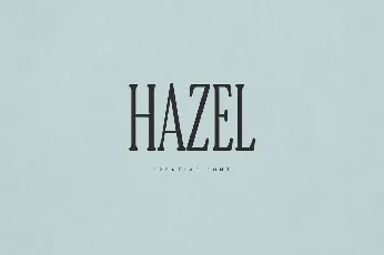 Hazel font