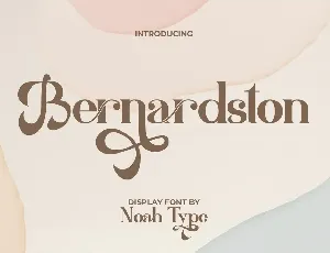 Bernardston font