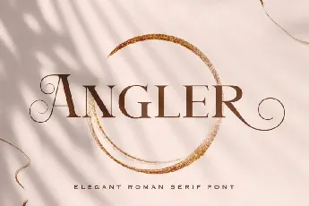 Angler Serif font