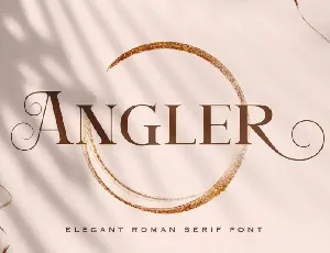 Angler Serif font