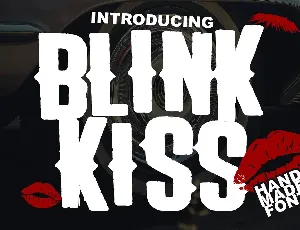 The Blink Kiss Logotype font