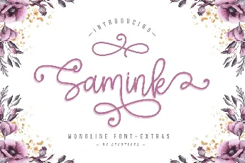 Samink font