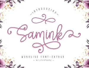 Samink font