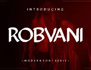 Robvani font