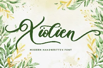 Xiolien Handwritten font