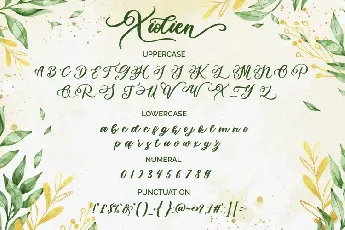 Xiolien Handwritten font