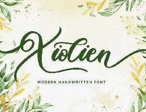 Xiolien Handwritten font