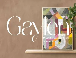 Gaylen font