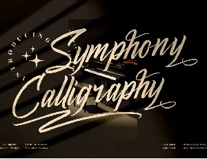 Symphony Calligraphy font