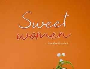 Sweet Women font