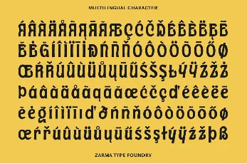 Trivenia font