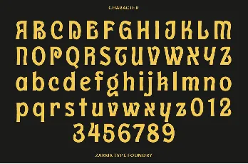 Trivenia font