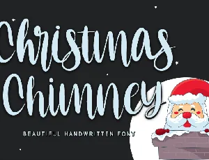 Christmas Chimney-Personal use font