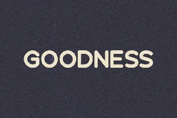 Goodness font