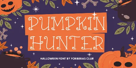 Pumpkin Hunter font