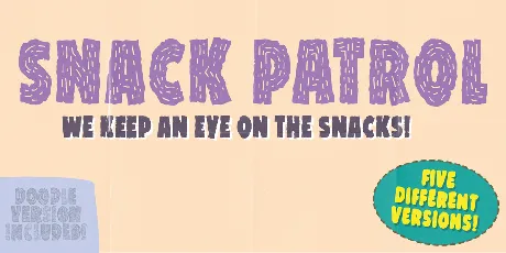 Snack Patrol DEMO font